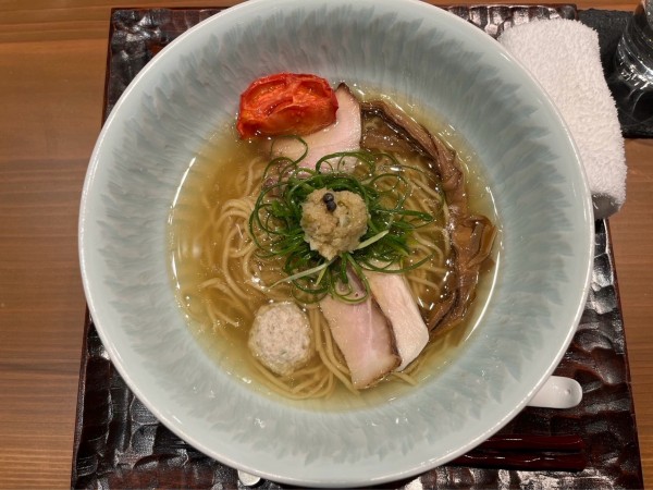 「特製塩そば」@饗 くろ㐂の写真