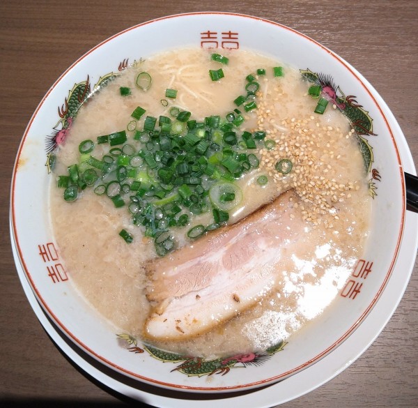 「とんこつ＋替え玉」@極 BANKARA TOKYOの写真