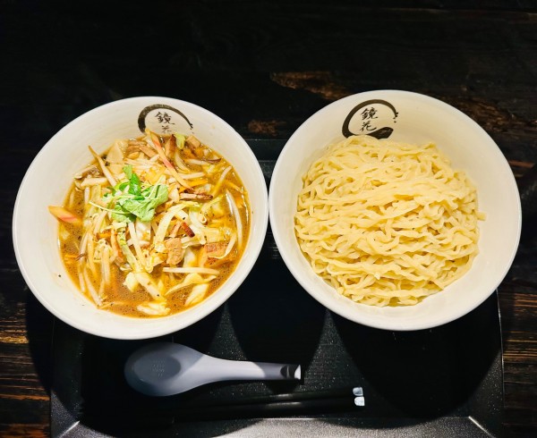 「野菜炒つけ麺【1850円】」@らーめん愉悦処 鏡花の写真