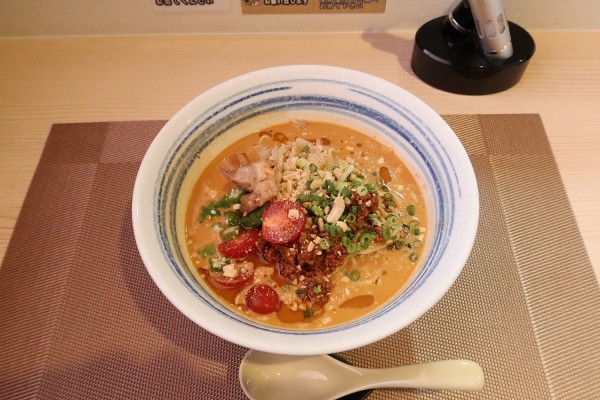 「【限定】冷やしアーモンドミルク坦々麺￥１０００」@麺屋 い志だの写真