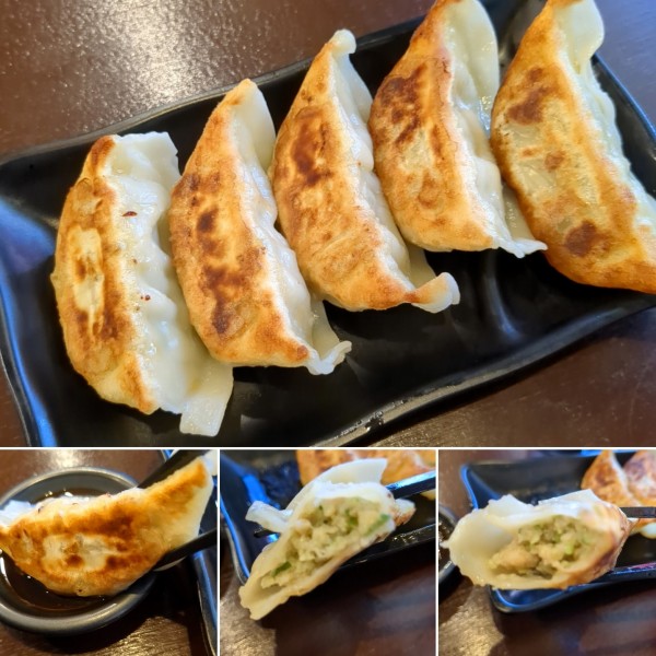 「餃子(5個)　450円」@秋鈴ラーメンの写真