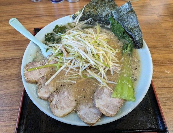 「ネギみそチャーシューメン   1200円」@ラーメンショップ 城東店の写真