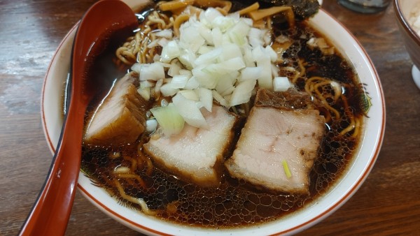 「1月限定　千葉県ご当地ラーメン風 竹岡式式中華そば」@らあめん 寸八 総本店の写真