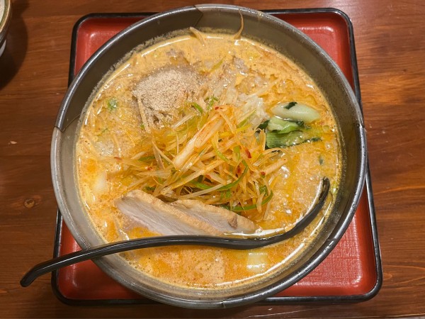 「背脂げんきらーめん」@らーめん げんき屋 友部本店の写真