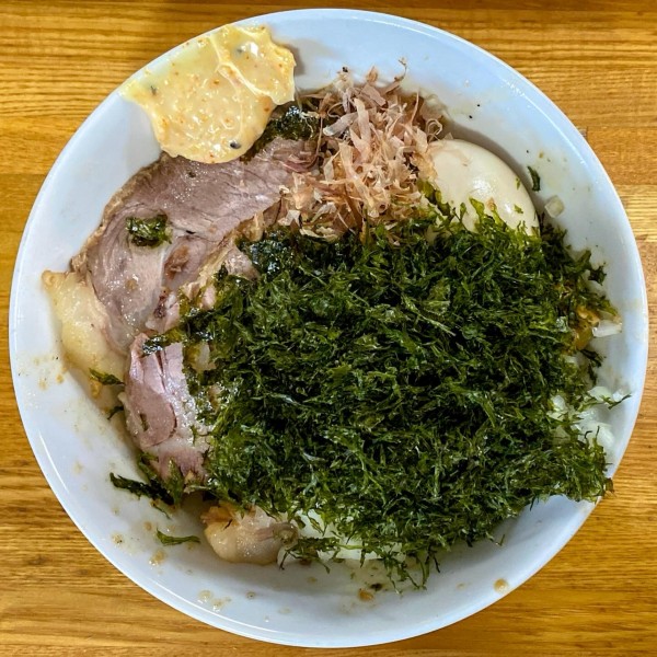 「特製あぶらそば（普通）¥1,260」@中華そば136の写真