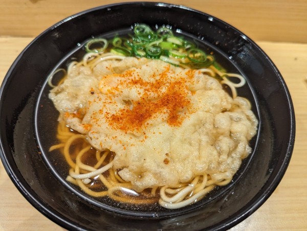 「天ぷらえきそば」@えきそば 姫路駅店の写真