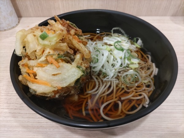 「かき揚げそば」@吉利庵の写真