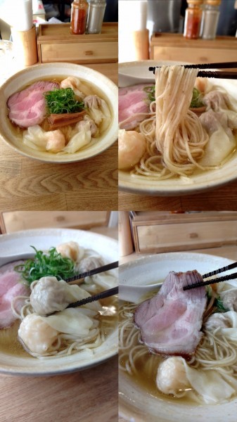 「『肉・海老ワンタン麺 白+大盛(¥1150+100)』」@DURAMENTEIの写真