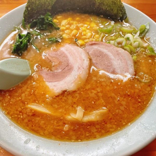 「トマトラーメン（半麺）　850円」@ラーメンショップ 足利50号店の写真