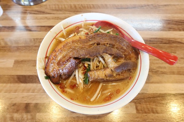 「太肉みそ台湾ラーメン￥１２５０」@らーめん 江楽の写真