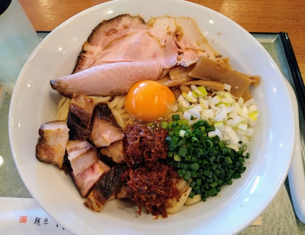 「油そば（温）￥950＋焼豚1枚￥200＝￥1150」@麺匠 清兵衛 下赤坂店の写真