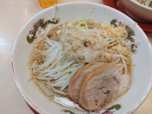 「ミニラーメン920円」@ガッツリラーメンいち豚 福島本店の写真