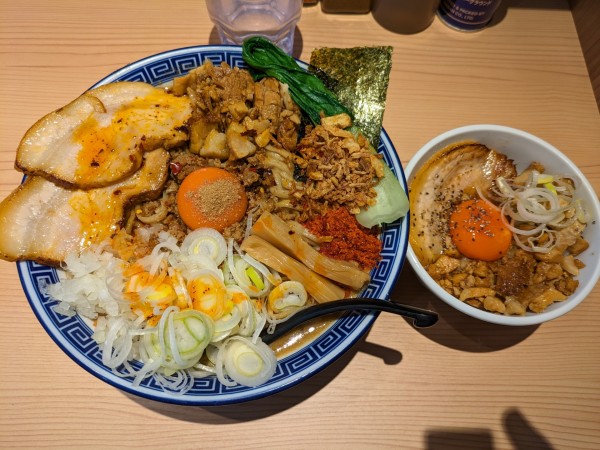 「【限定】坦々まぜそば特盛」@狼煙 浦和店の写真