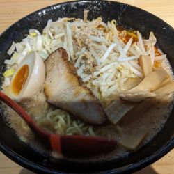 濃厚辛味噌らーめん 粉チーズ