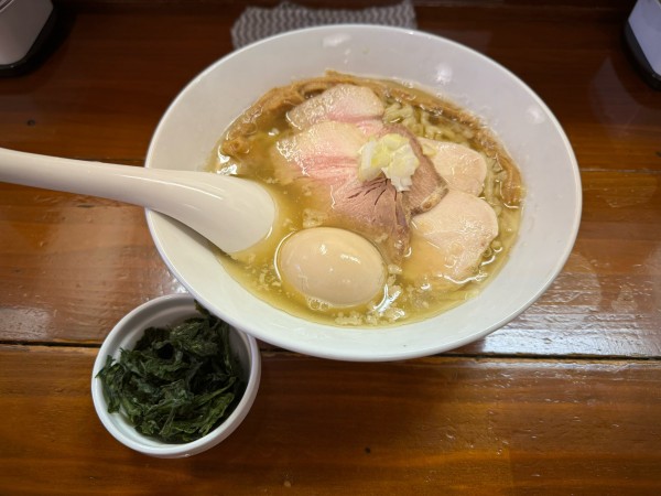 「特製塩らぁ麺」@無化調煮干しらぁ麺 誠実の写真
