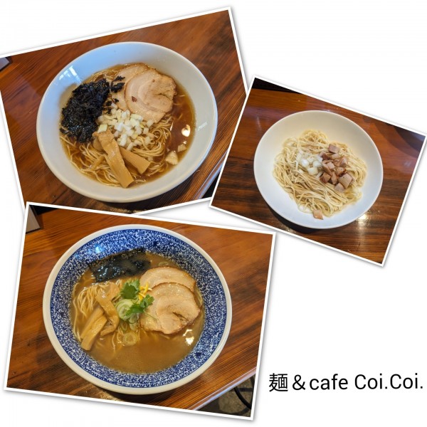 「あら炊き（醤油）＋煮干と水」@麺＆cafe Coi.Coi.の写真