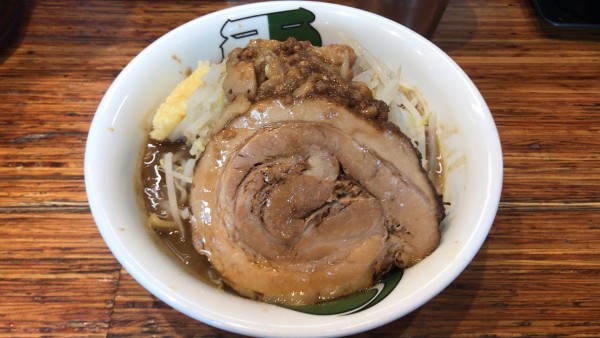 「濃厚雷そば （ ミニ ） ￥900」@雷 松戸駅東口店の写真