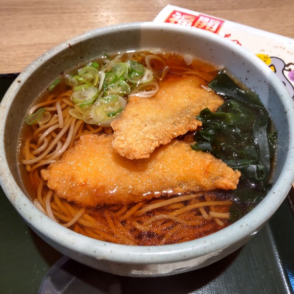 「【期間限定】三浦・三崎の地魚フライそば（￥800）」@BAY SIDEの写真