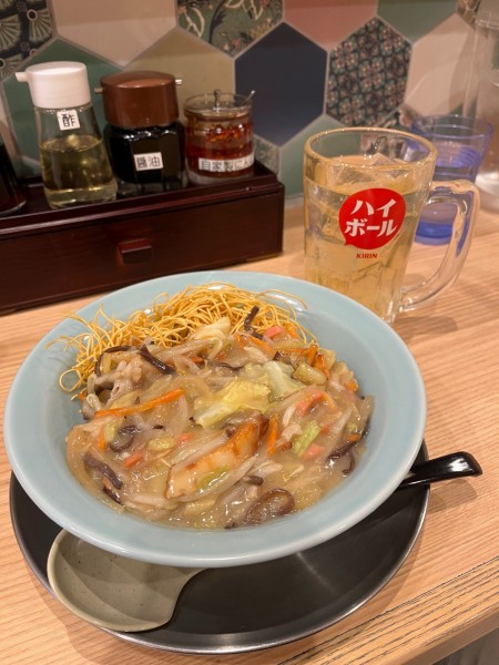 「皿うどん（少な目￥900）他」@じげもんちゃんぽん 秋葉原店の写真