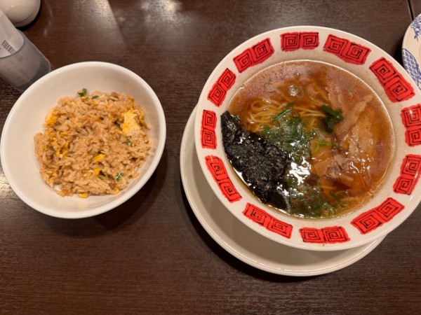 「バーミヤンラーメン➕半チャーハンセット」@バーミヤン 新座東店の写真