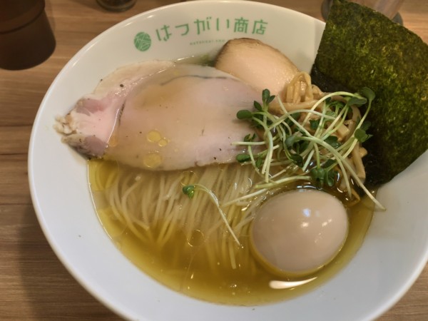 「しおそば（⁺味玉）」@はつがい商店の写真