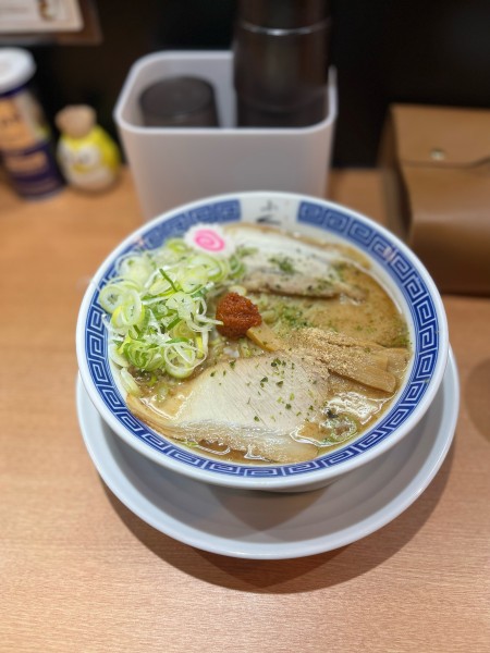 「からみそらーめん(1辛)+ねぎ」@からみそラーメン ふくろう 八事店の写真