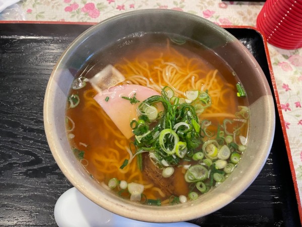 「ラーメン　￥６００」@レストハウス サンパークの写真