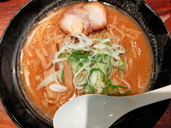 「濃厚味噌らーめん760円(クーポン-50円)」@壱鵠堂 新横浜店の写真