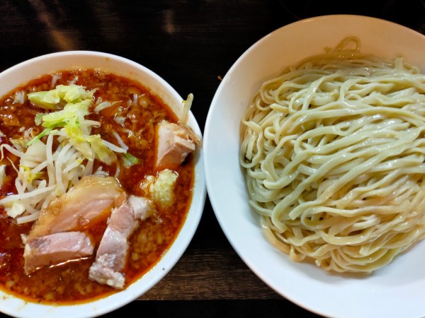 「つけ麺大1250円(1kg)+魚粉100円」@豚星。の写真