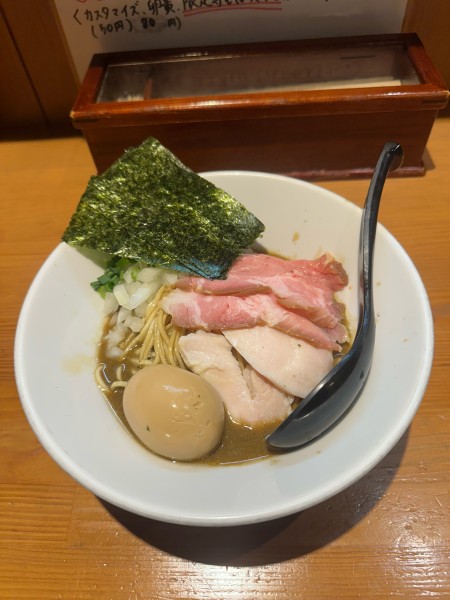 「特製煮干しラーメン」@亀戸煮干中華蕎麦 つきひの写真