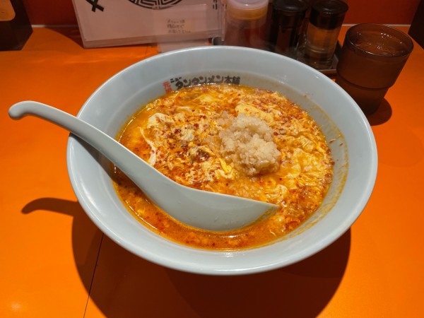 「ニュータンタンメン + ニンニクダブル + たまごダブル + 半」@元祖ニュータンタンメン本舗 相模原店の写真