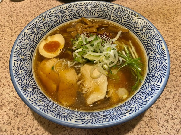 「限定　煮干清湯蕎麦」@麺処 かつ善の写真