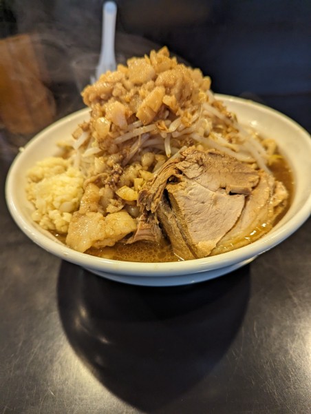 「ラーメン+麺増し」@ラーメン豚温泉の写真