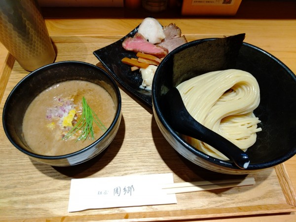 「つけ麺(大)　1100円」@麺屋 周郷 新橋店の写真