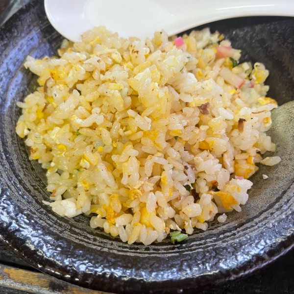 「半チャーハン ラーメンセット 700円」@らーめんたいむの写真
