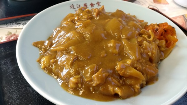 「カレーライス　650円」@近江屋食堂の写真