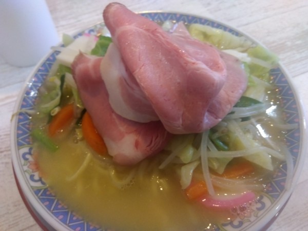 「（気まぐれ限定）ちゃんぽん¥1100」@中華そば 四つ葉の写真