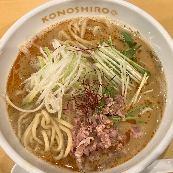 「特製担々麺980円」@らぁめん このしろの写真