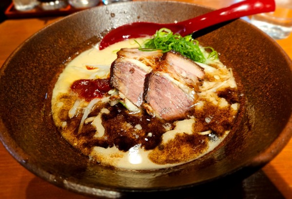 「赤べこらーめん」@和牛ラーメン 繕の写真