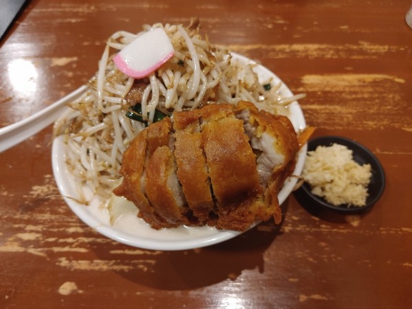 「排骨タンメン　大盛り　野菜増し　1000+130+150円+税」@極濃湯麺 フタツメ 越戸店の写真