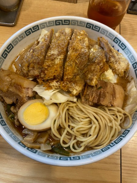 「五香太肉麺＋小ライス 1600+100」@桂花ラーメン 渋谷センター街店の写真
