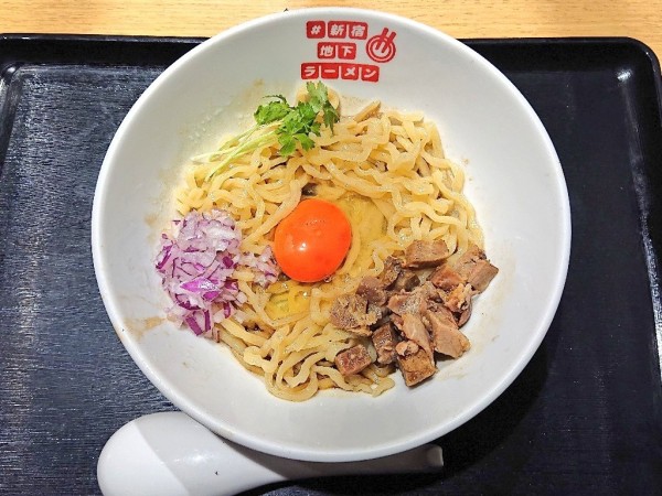 「【純麦】純玉すき焼き風らぁ麺」@#新宿地下ラーメンの写真