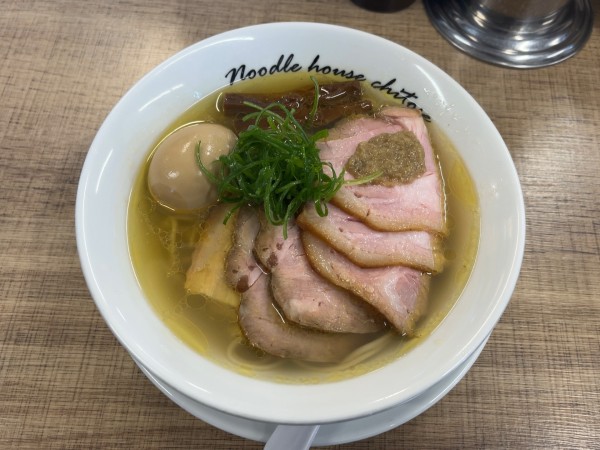 「煮玉子チャーシュー麺＋塩味に変更」@麺庵ちとせの写真