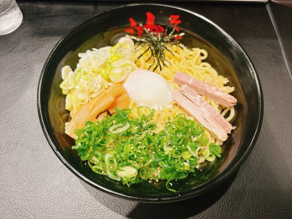 「辛味噌油そば＋Aトッピング」@東京油組総本店 天神組の写真