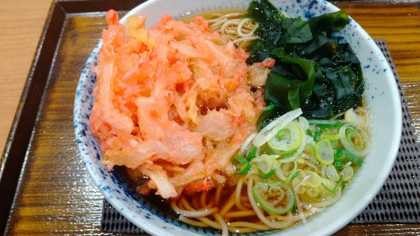 「紅生姜かき揚げそば(¥530)」@しぶそば 二子玉川店の写真