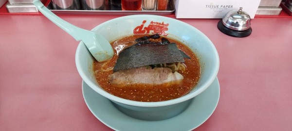 「辛味噌ラーメン」@ラーメン山岡家 浜松薬師店の写真