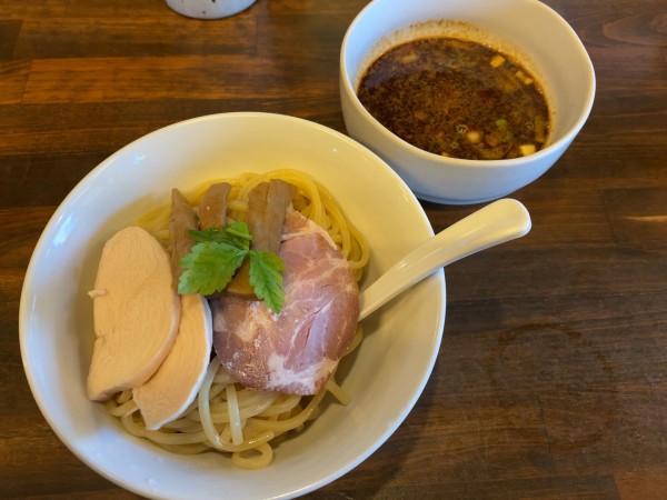 「辛つけ麺 980円」@濃厚つけ麺 茜堂の写真
