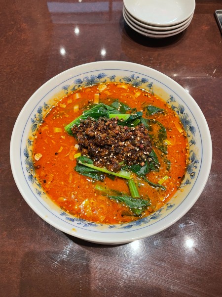 「青山椒タンタンメン(1100円)」@福満園 横浜グランゲート店の写真