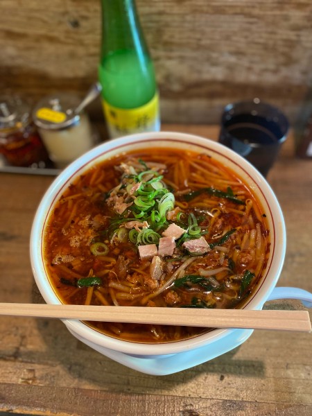 「辛麺」@尾道ラーメン 一 福山駅前店の写真