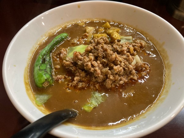 「カレーラーメン」@麺やOKの写真